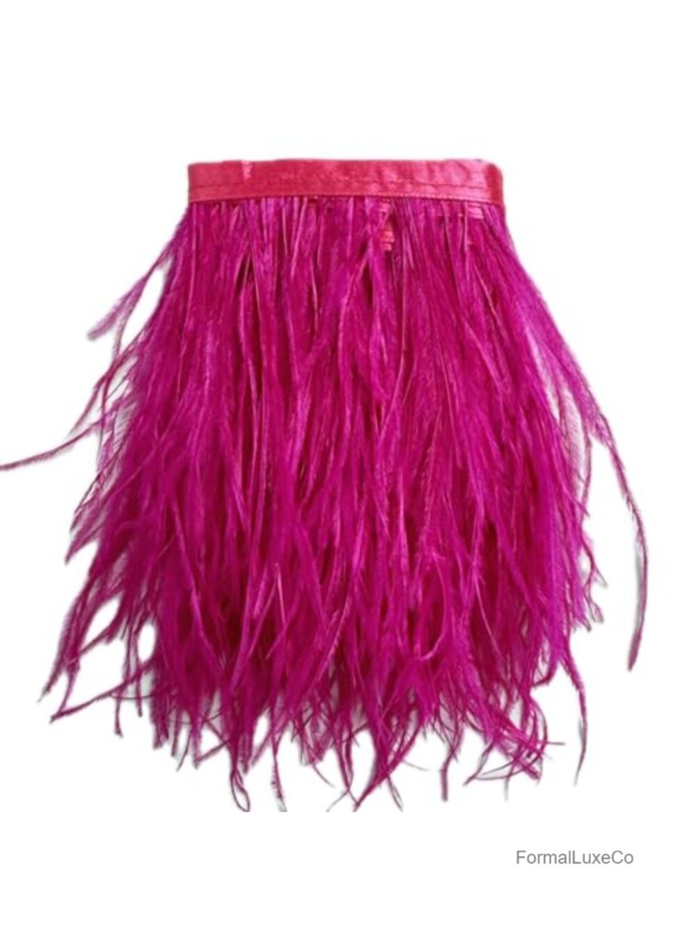 Ostrich Feather Trim Fringe by The Yard for DIY Dress Sewing Crafts Costumes